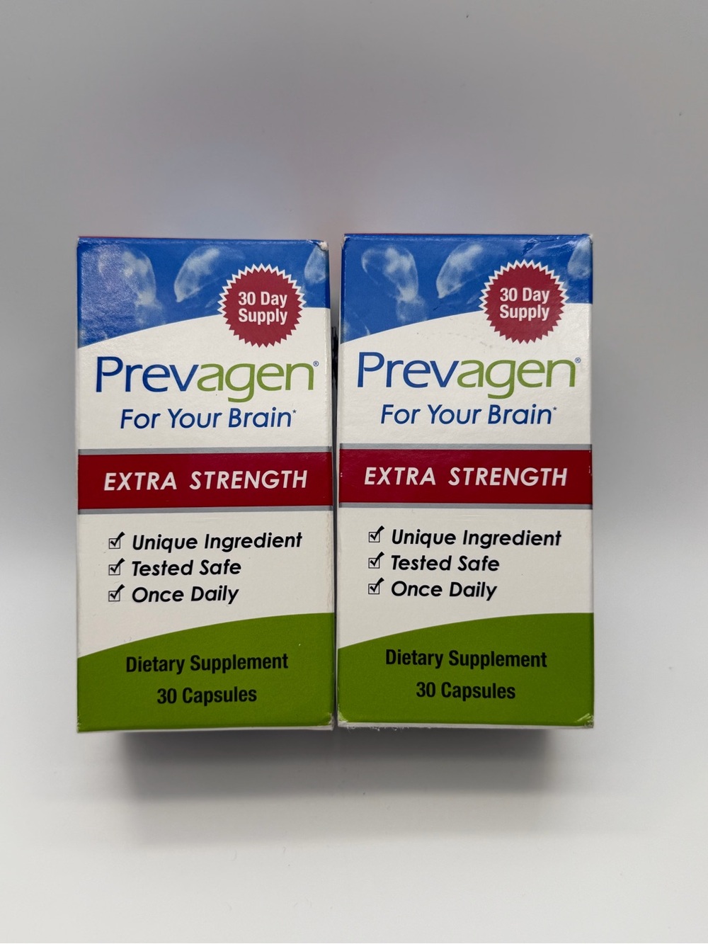 Lot of 2X Prevagen Extra Strength 30 Capsules